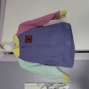 Teddy Fresh 3T Zip-up Colour Block Hoodie